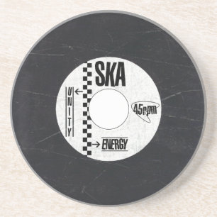 En Grès Dessous de verre de Ska - disque de Ska