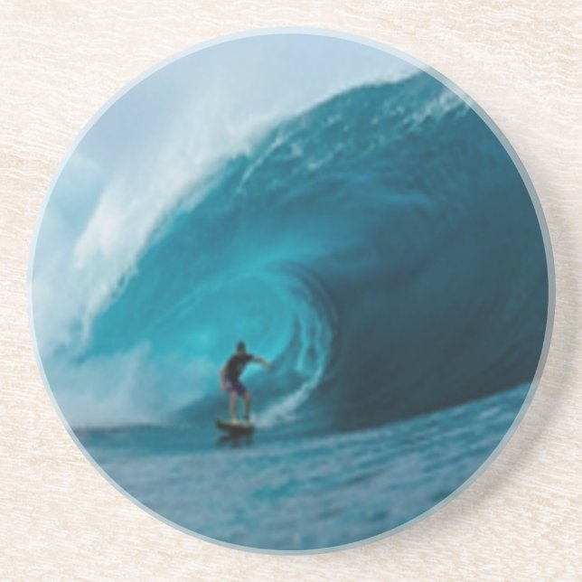 En Grès Dessous de verre de surf (Devant)