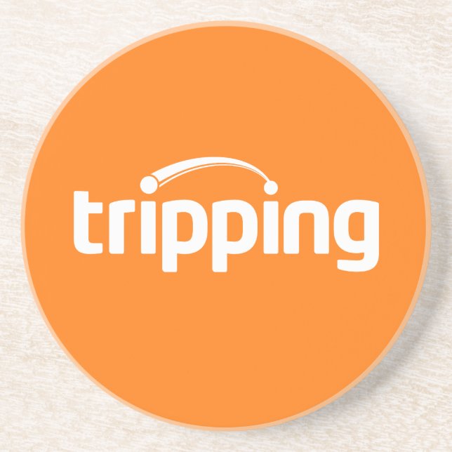 EN GRÈS DESSOUS DE VERRE DE TRIPPING.COM (Devant)