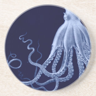 En Grès Dessous de verre de triptyque de tentacules de