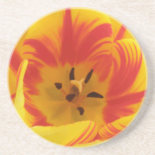 En Grès Dessous de verre de tulipe fière