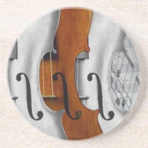En Grès Dessous de verre de violons