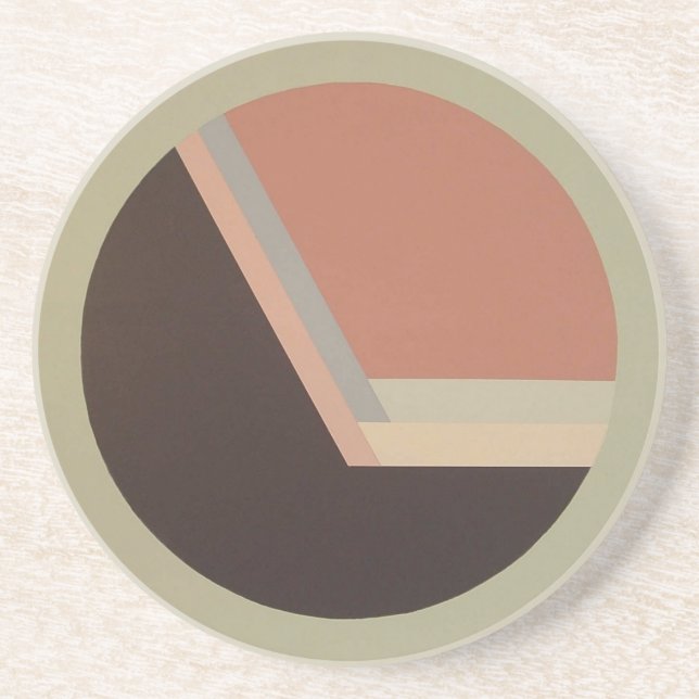 En Grès Dessous de verre DecoSphere (mauve) (Devant)