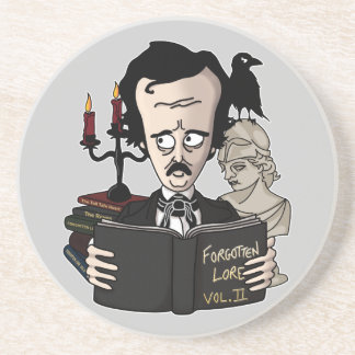 En Grès Dessous de verre d'Edgar Allan Poe