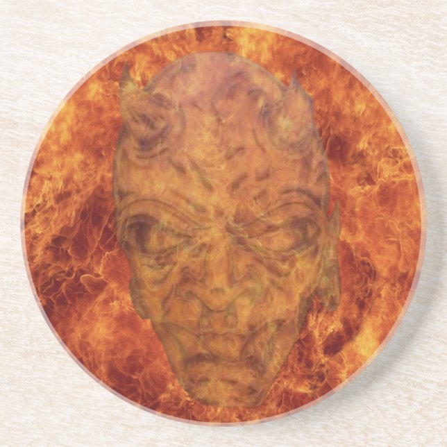 En Grès Dessous de verre Demon Fire (Devant)