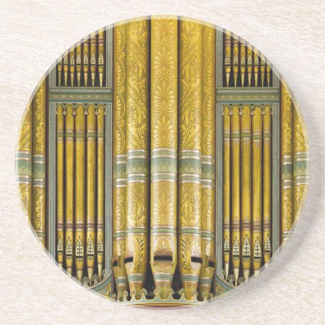 En Grès Dessous de verre d'hôtel de ville de Birmingham (Devant)