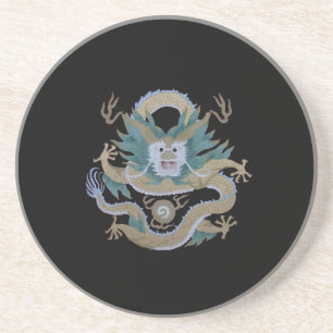 En Grès Dessous de verre Dragon