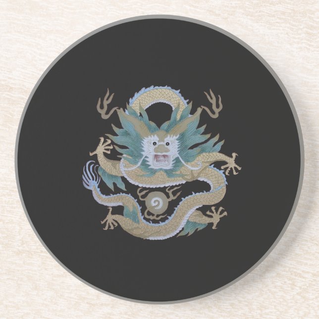 En Grès Dessous de verre Dragon (Devant)