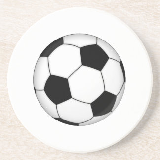 En Grès dessous de verre du football