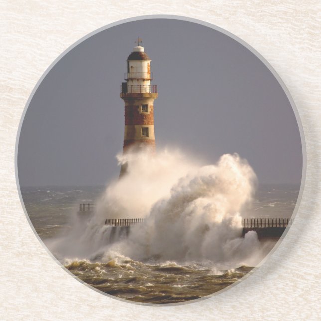 En Grès Dessous de verre du phare de Roker (Devant)