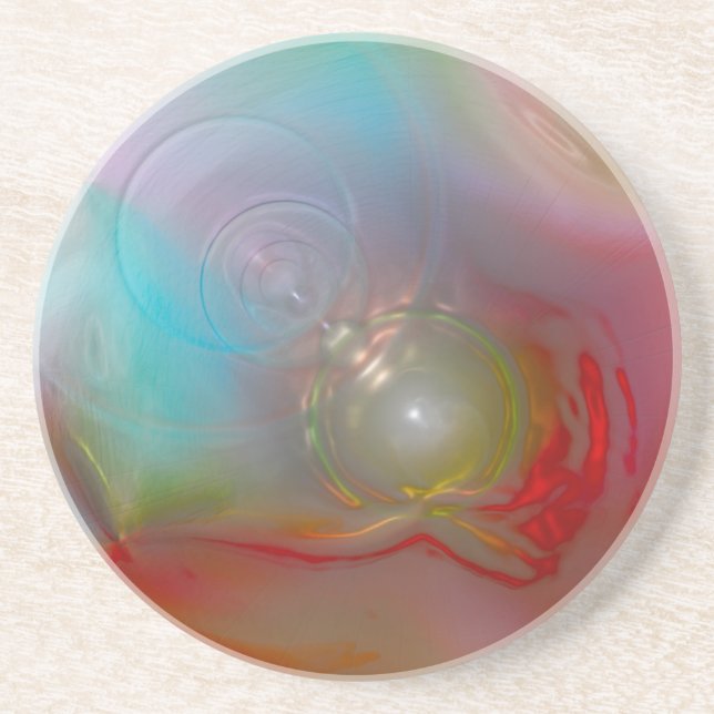 En Grès Dessous de verre Echo Nebula (Devant)