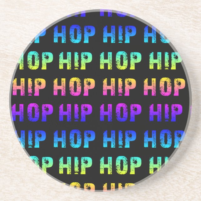 En Grès dessous de verre HIP HOP (Devant)