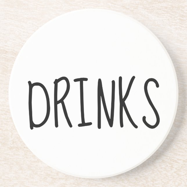 En Grès Dessous de verre inspirés par Dunn de boissons de (Devant)