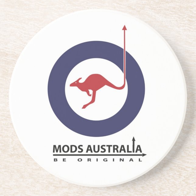 En Grès dessous de verre Mods Australie (Devant)