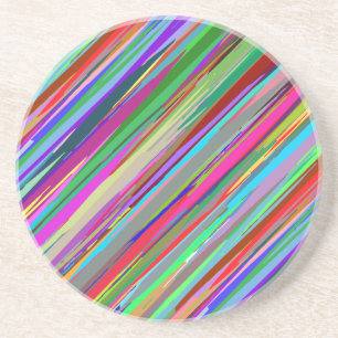 En Grès Dessous de verre Motif artistique