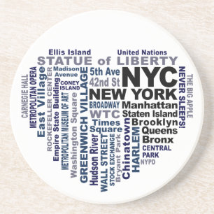 En Grès Dessous de verre NYC