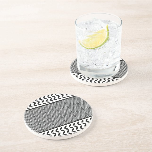 En Grès Dessous de verre palestiniens - Dessous de verre P (Côté)