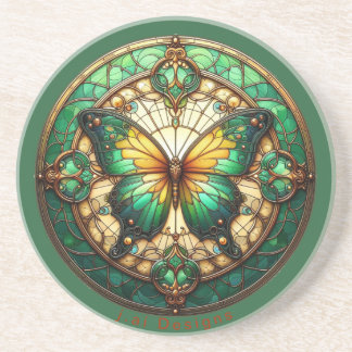 En Grès Dessous de verre papillon
