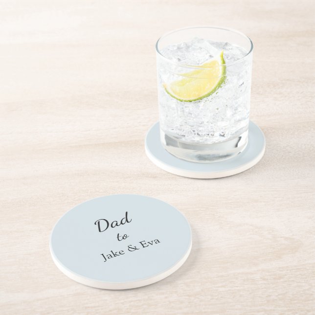 En Grès Dessous de verre pastel minimaliste | Cadeau fête  (Côté)