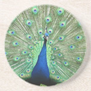 En Grès Dessous de verre - Peacock