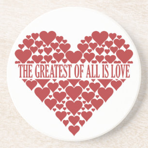 En Grès Dessous de verre personnalisé Heart of Hearts