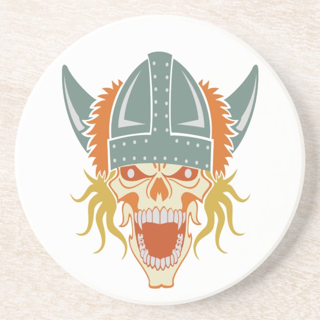 En Grès DESSOUS DE VERRE personnalisé VIKING (Devant)