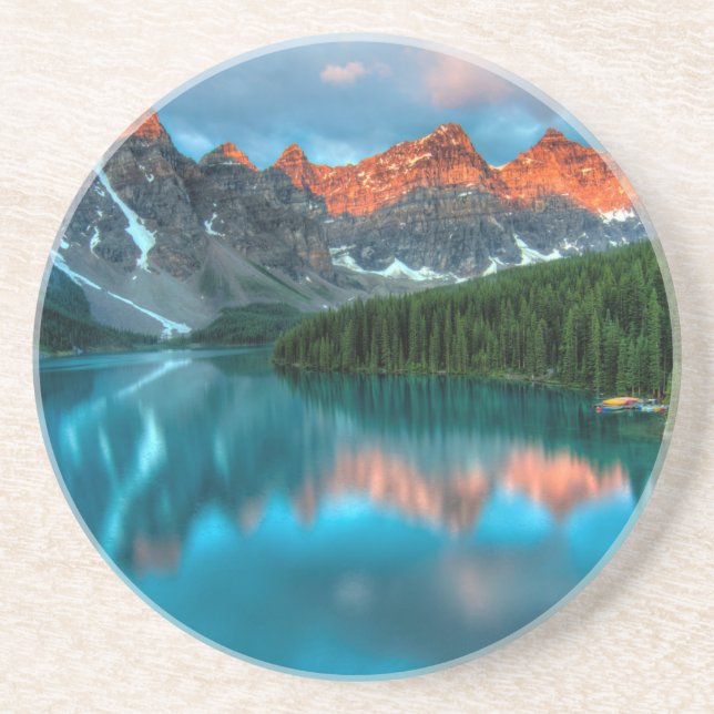 En Grès Dessous de verre photo personnalisé (Devant)