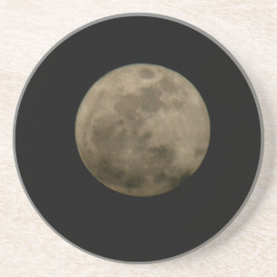 En Grès Dessous de verre Pleine lune