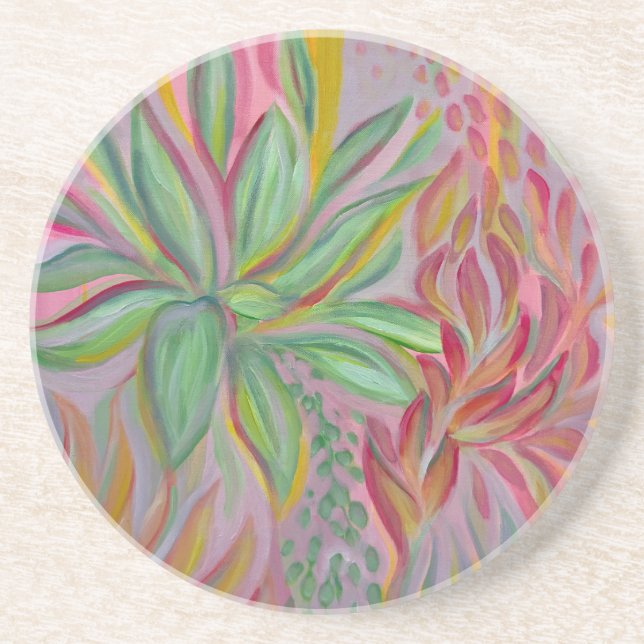 En Grès Dessous de verre Pretty Blossom (Devant)