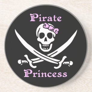 En Grès dessous de verre princesse pirate