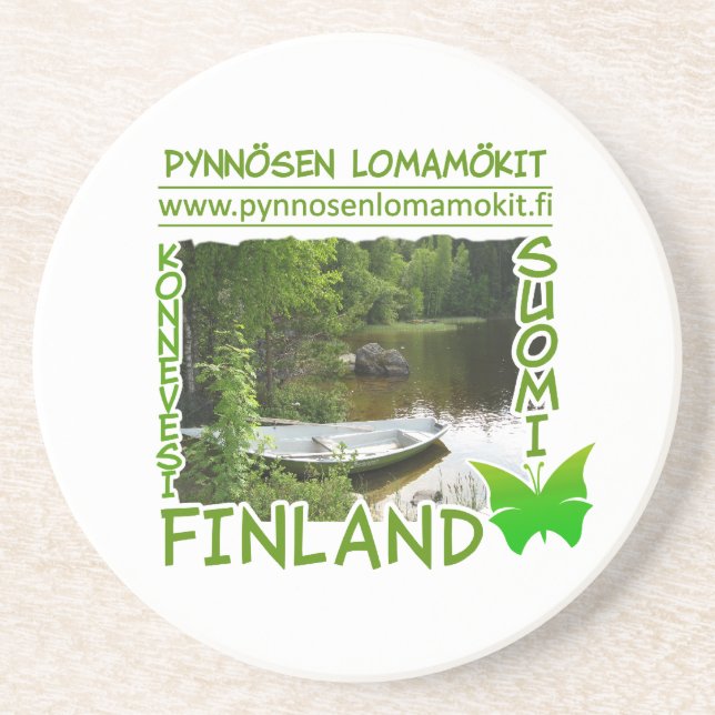 En Grès Dessous de verre Pynnösen Lomamökit (Devant)