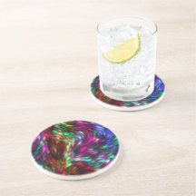 Dessous de verre Rainbow Splash Glass