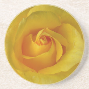 En Grès Dessous de verre Rose Jaune Cadeaux Rose Ensoleill