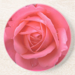 En Grès Dessous de verre Rose Rose Rose Rose Rose Cadeaux