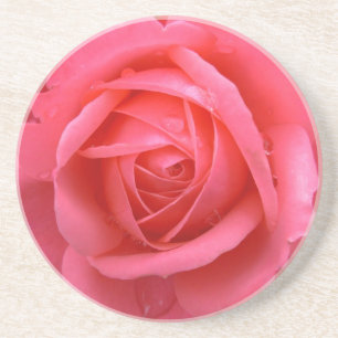 En Grès Dessous de verre Rose Rose Rose Rose Rose Cadeaux