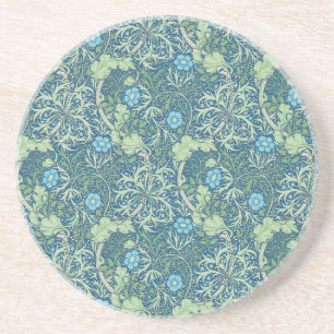 EN GRÈS DESSOUS DE VERRE SANDSTONE : WILLIAM MORRIS : ALGU