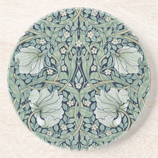 EN GRÈS DESSOUS DE VERRE SANDSTONE : WILLIAM MORRIS : PIMP (Devant)