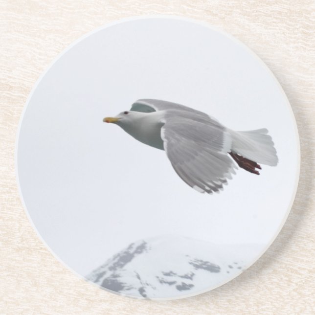 En Grès Dessous de verre Seagull (Devant)
