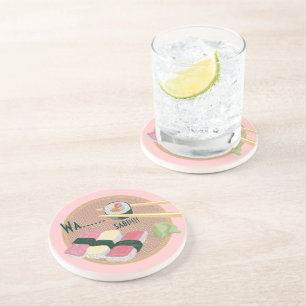 En Grès Dessous de verre Sushi Wasabi