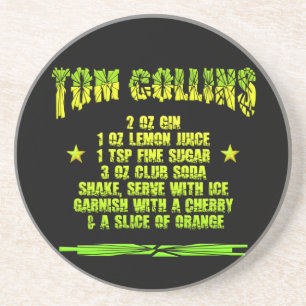 En Grès Dessous de verre Tom Collins
