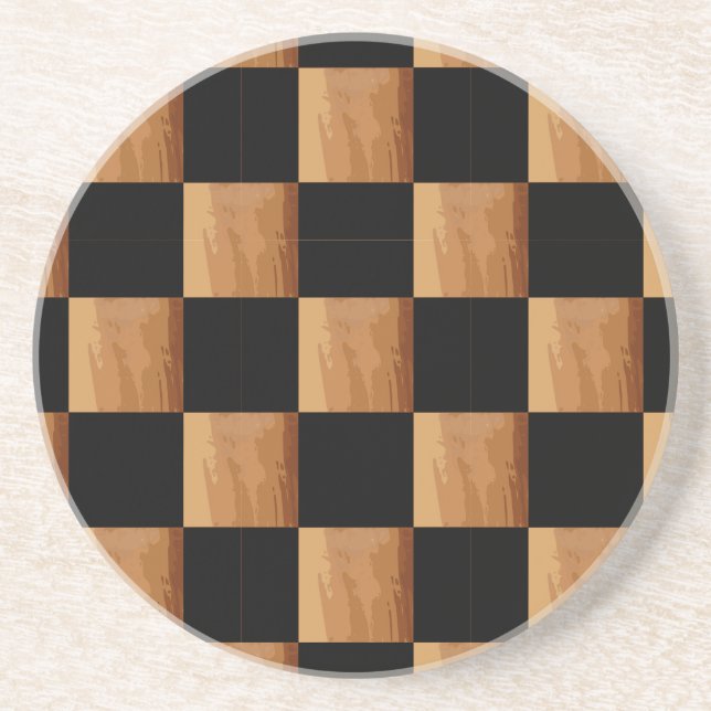 En Grès Dessous de verre Woody Texture (Devant)