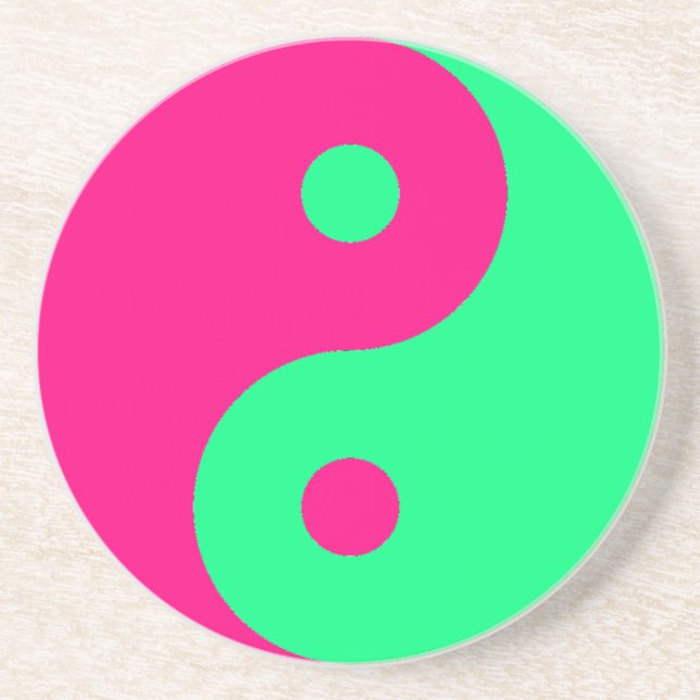 En Grès Dessous de verre Yin Yang (Devant)