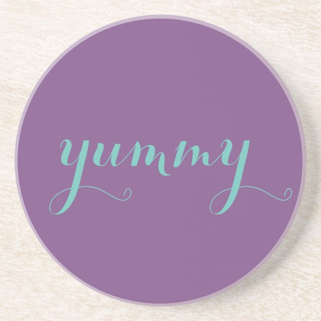 En Grès Dessous de verre Yummy (Devant)