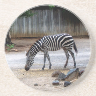 En Grès Dessous de verre Zebra