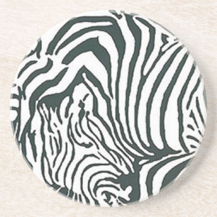 En Grès Dessous de verre Zebra
