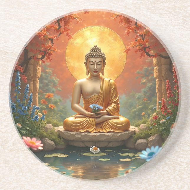 En Grès Dessous de verre zen (Devant)