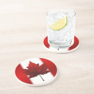 En Grès Drapeau Canada Dessous de verre souvenir Canada Ca