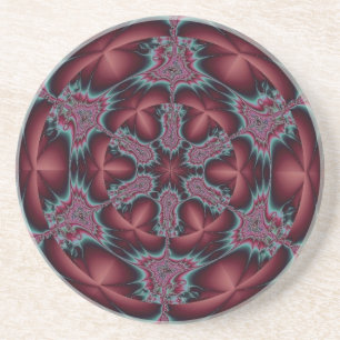 En Grès Fractal 12 Dessous de verre