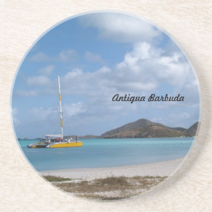 En Grès Gamme Antigua-Barbuda—Jolly Beach Dessous de verre
