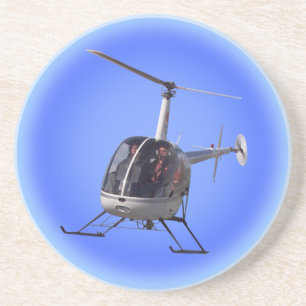 En Grès Hélicoptère Dessous de verre Cool Helicopter Keeps